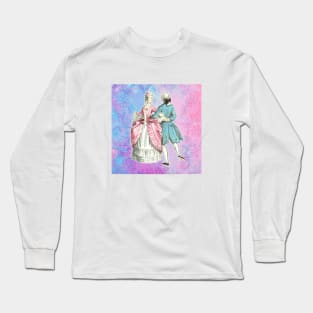 French nobility dance watercolor Long Sleeve T-Shirt